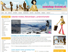Tablet Screenshot of onestop-travel.nl